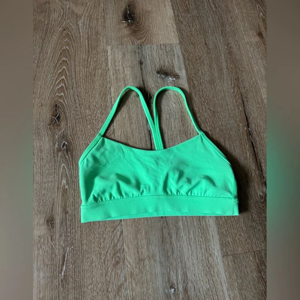 Lululemon Athletica Bright Green Bikini Top